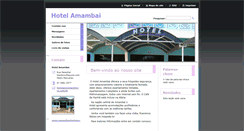 Desktop Screenshot of hotelamambai.webnode.com.br