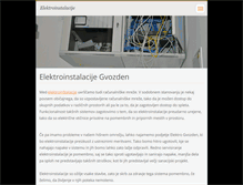 Tablet Screenshot of elektroinstalacije.webnode.com