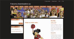 Desktop Screenshot of falcons-cheerleaders-so.webnode.cz