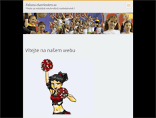 Tablet Screenshot of falcons-cheerleaders-so.webnode.cz