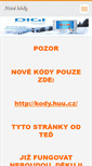 Mobile Screenshot of novekody.webnode.cz