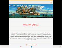 Tablet Screenshot of elecodelaspalabras.webnode.es