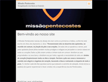 Tablet Screenshot of missaopentecostes33.webnode.com