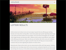 Tablet Screenshot of lotteryresults.webnode.com