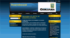 Desktop Screenshot of desarrollosocial.webnode.es