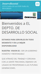 Mobile Screenshot of desarrollosocial.webnode.es
