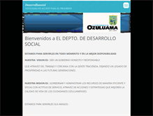 Tablet Screenshot of desarrollosocial.webnode.es