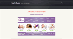 Desktop Screenshot of miracle-maternitycare.webnode.sk