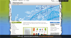 Desktop Screenshot of matematicando12.webnode.com