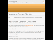 Tablet Screenshot of concretefiller.webnode.com