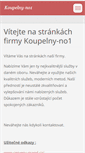 Mobile Screenshot of koupelny-no1.webnode.cz