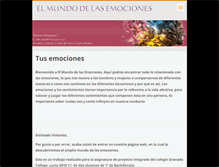 Tablet Screenshot of elmundodelasemociones.webnode.es