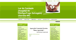 Desktop Screenshot of lardacaridade.webnode.com.br