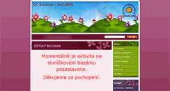 Desktop Screenshot of dcslunicko-bazarek.webnode.cz