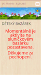 Mobile Screenshot of dcslunicko-bazarek.webnode.cz