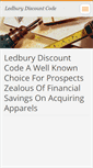 Mobile Screenshot of ledburydiscountcode.webnode.com