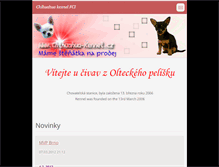 Tablet Screenshot of chihuahua-kennel.webnode.cz