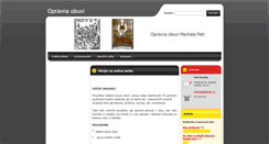 Desktop Screenshot of opravnaobuvi.webnode.cz