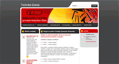 Desktop Screenshot of gvarza-technika.webnode.sk