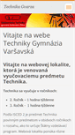Mobile Screenshot of gvarza-technika.webnode.sk