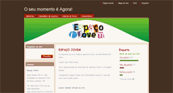 Desktop Screenshot of espacojovemfm.webnode.com.br