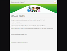 Tablet Screenshot of espacojovemfm.webnode.com.br