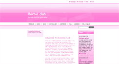Desktop Screenshot of barbieclub.webnode.com