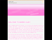 Tablet Screenshot of barbieclub.webnode.com