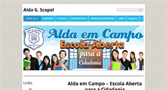 Desktop Screenshot of escolaaldascopel.webnode.com