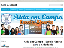 Tablet Screenshot of escolaaldascopel.webnode.com
