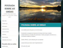 Tablet Screenshot of pousadasobreasondas.webnode.com.br