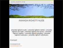 Tablet Screenshot of amandarighettinude.webnode.com