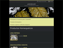 Tablet Screenshot of prodemhomeopatiayorganicos.webnode.mx