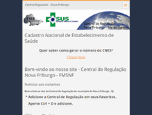 Tablet Screenshot of centralregulacaonf.webnode.com