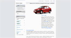 Desktop Screenshot of dacia-logan.webnode.cz