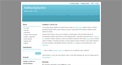 Desktop Screenshot of adblockpluslist.webnode.cz