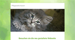Desktop Screenshot of pflegestelle-katzen.webnode.com