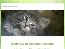 Tablet Screenshot of pflegestelle-katzen.webnode.com