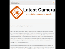 Tablet Screenshot of latestcamera.webnode.com