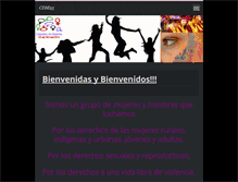 Tablet Screenshot of colectivodemujeres.webnode.es