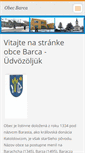Mobile Screenshot of obecbarca.webnode.sk
