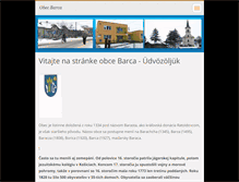 Tablet Screenshot of obecbarca.webnode.sk