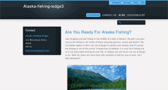 Desktop Screenshot of alaska-fishing-lodge3.webnode.com