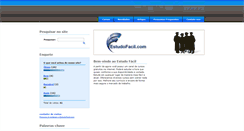 Desktop Screenshot of estudofacil.webnode.com.br