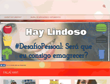 Tablet Screenshot of haylindoso.webnode.com.br