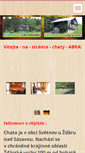 Mobile Screenshot of chata-abraham.webnode.cz