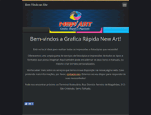 Tablet Screenshot of graficanewart.webnode.com.br