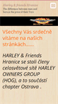 Mobile Screenshot of harleys-friends-hranice.webnode.cz