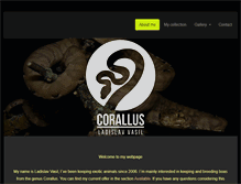 Tablet Screenshot of corallus.webnode.sk