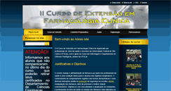 Desktop Screenshot of cursofarmacologiaufscar.webnode.com
